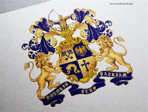 coat  arms family crest  designed   adams family