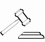 Mallet Coloring Gavel Outline Coloringcrew Gif Stock sketch template