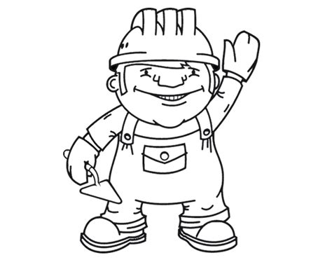 construction worker coloring page coloringcrewcom
