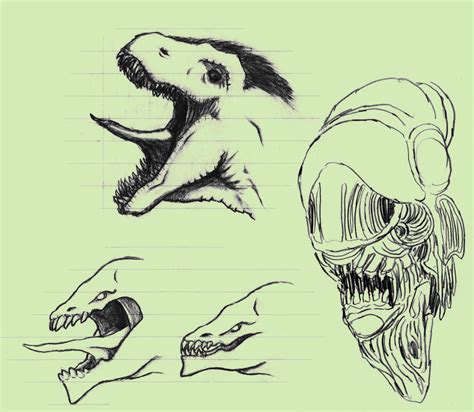 creature drawings  siptec  deviantart