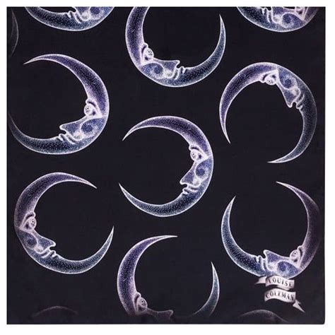 louise coleman man in the moon skinny silk scarf 100