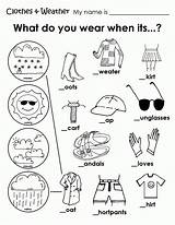 Summer Worksheet Clothes Worksheets Coloring Kids sketch template