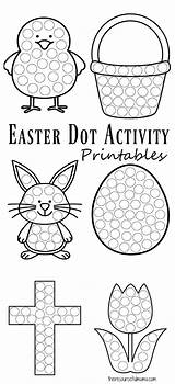 Easter Dot Preschool Printables Activity Crafts Activities Kids Toddler Worksheets Spring Toddlers Fun Pre Pages Marker Do Dauber Coloring Prep sketch template