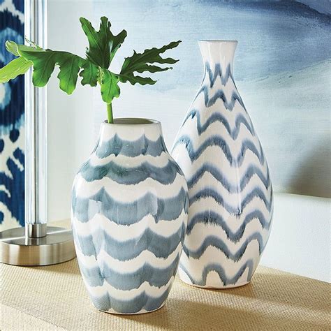 Lyla Vases In 2020 Ballard Designs Pottery Vase Entrance Decor