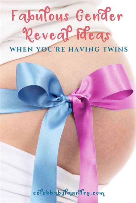 fabulous gender reveal ideas when you re having twins