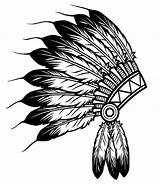 Headdress Native Indian American Coloring Printable Choose Board Feather Hat sketch template