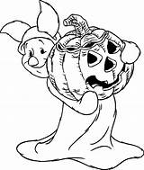 Halloween Coloring Pages Color Printable Sheets Kids Cartoon Colouring Disney Pooh Winnie Mouse Christmas Print Cartoons Search Sheet Ghost Christian sketch template