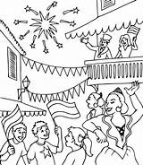 Carnival Coloring Kids Pages Printable sketch template
