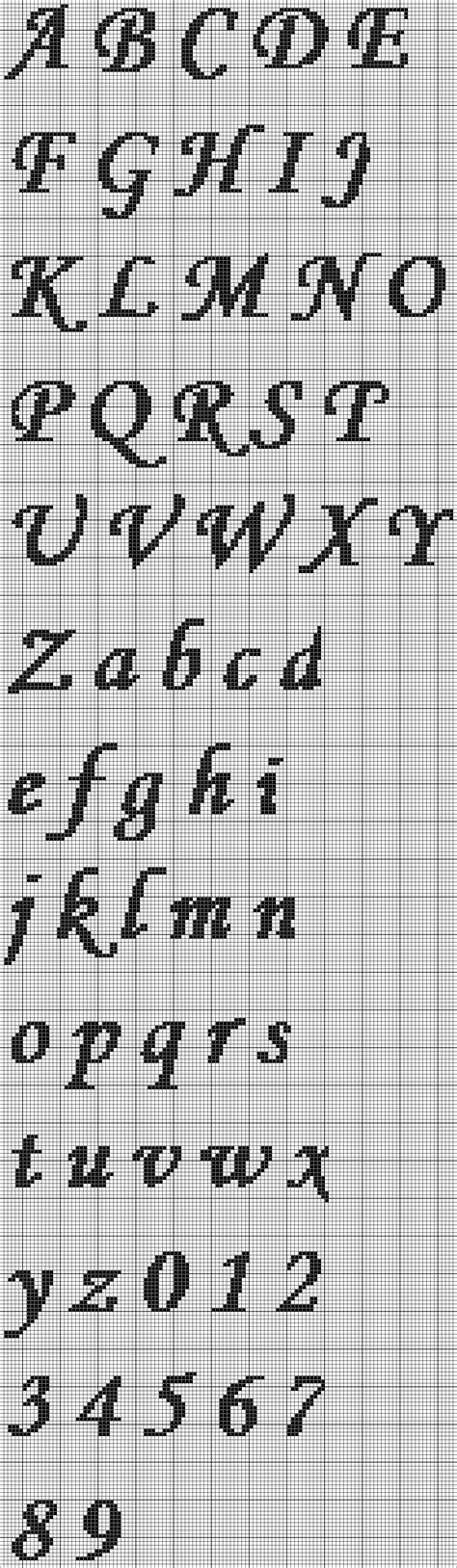 cross stitch patterns alphabet