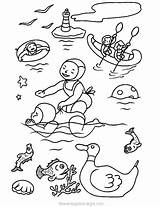 Vakantie Zomer Kleurplaten Mewarnai Liburan Ferien Kleurplaat Coloriage Malvorlagen Dete Animasi Vacanze Bergerak Keluarga Ausmalbild Coloriages Malvorlage Animaatjes Seite Kumpulan sketch template