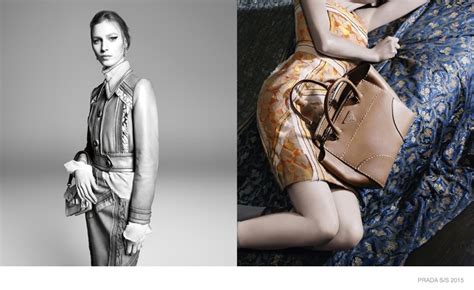 see all the photos from prada s spring 2015 ads with gemma ward more