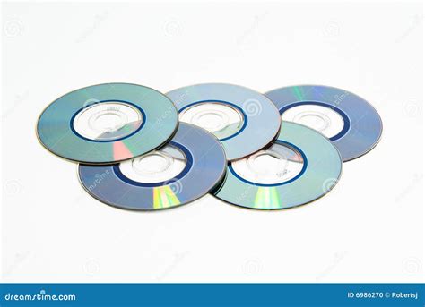 recordable discs stock photo image  object