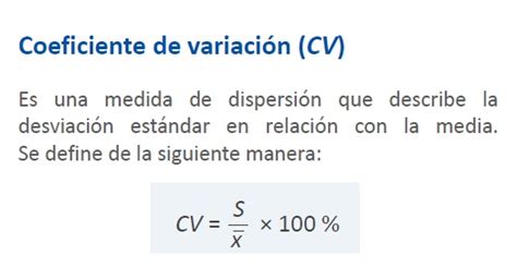 coeficiente de variación 2