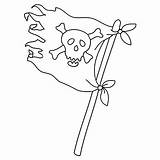 Piraten Ausmalbilder Flagge Marabu Windowcolor Piratenschiff Malvorlagen Besuchen sketch template