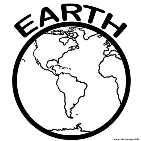 earth day coloring page printable