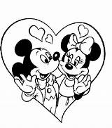Coloring Disney Pages Valentine Popular sketch template