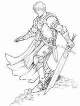 Knight Young Coloring Pages Deviantart Staino Fantasy Dragon Drawing Princess Warrior Book Sketch Kids Age Anime Male Adult Lineart Kings sketch template