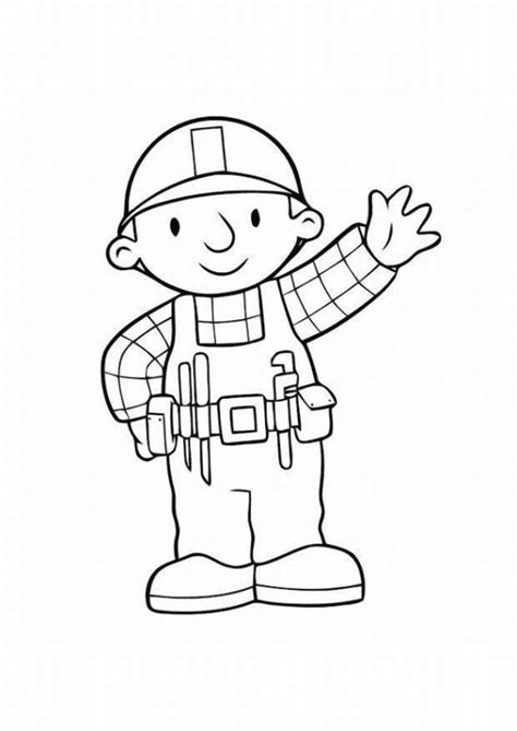 bob  colouring pages