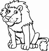 Lion Coloring Pages Kids Paw Sheet Printable sketch template