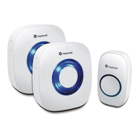 dk   extra battery operated wireless doorbell twin pack hopewell