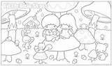 Coloring Lala Kiki Pages Twin Little Stars Sanrio Littletwinstars Save Book Kids sketch template