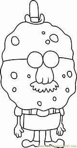 Squarepants Harold Coloring Spongebob Pages Coloringpages101 sketch template