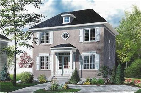 small colonial house plan  bedrms  sq ft