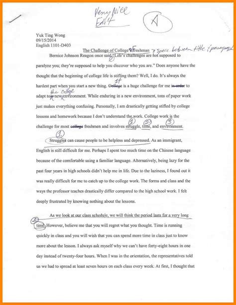 narrative essay   college fresh personal examples