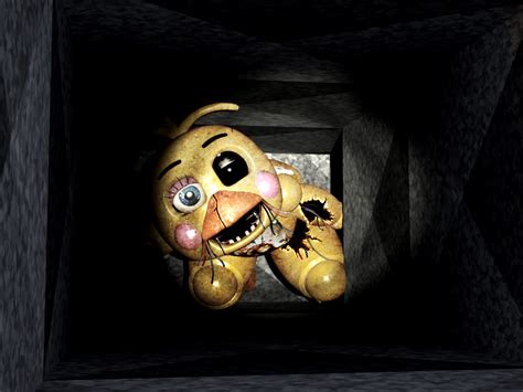 Fnaf [withered Toychica] In The Air Vent By Christian2099