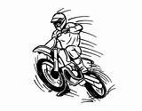 Motocross Coloring Coloringcrew Colorear sketch template