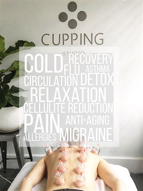 cupping benefits collage with images cupping therapy