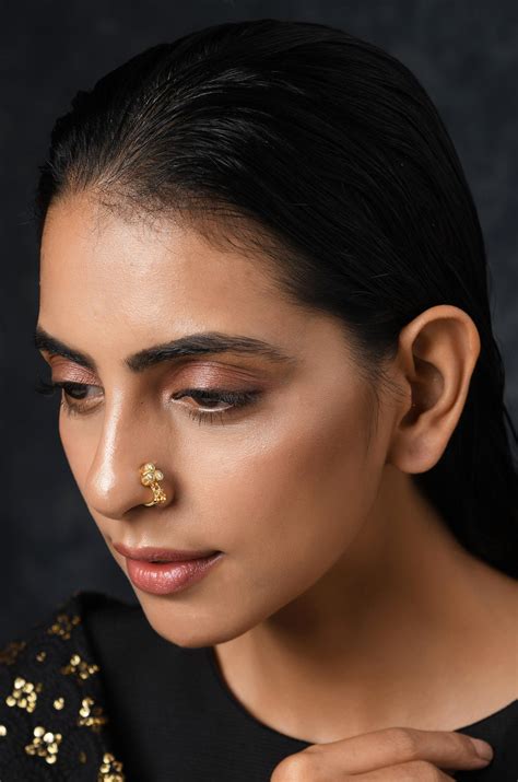 buy kundan nose pin nose pins nose rings indian jewellery online in