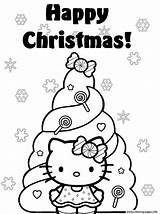 Kitty Hello Coloring Christmas Pages Tree Birthday Happy Printable Rahab Print Color Kids Az Adults Prints Popular Getcolorings Getdrawings Info sketch template