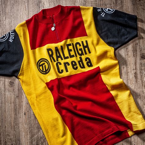 vintage cycling jersey raleigh creda  magliamo