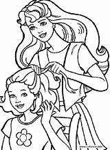 Hairdresser Getdrawings Coloring Pages sketch template
