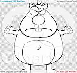 Coloring Hamster Pages Luke Hemmings Cartoon Mad Outlined Clipart Vector Template sketch template