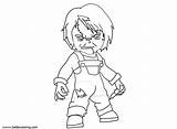 Chucky Coloring Pages Paint Printable Kids Color Adults Print sketch template