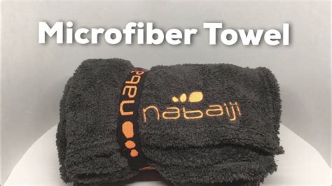 nabaiji microfiber towel youtube