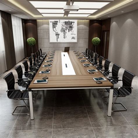top design boardroom office furniture woodenglass rectangular conference table modern