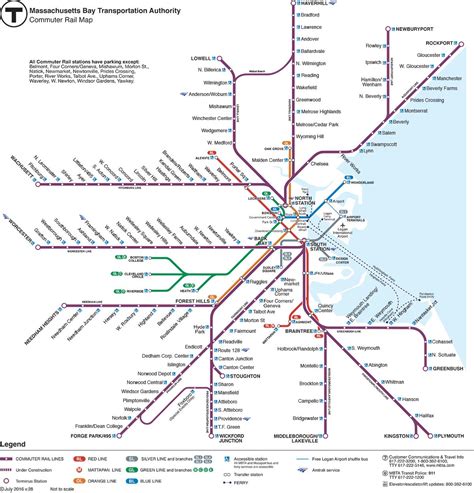 mbta commuter rail map commuter rail map boston united states