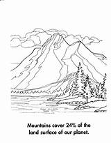 Coloring Mountain Pages Mountains Scenery Landscape Smoky Drawing Nature Rocky Printable Search Google Great Colouring Books Color Rivers Sheets Kids sketch template