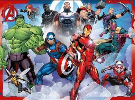 Avengers Thor Ironman Cartoon Captain America Hulk