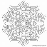 Coloring Pages Geometric Choose Board Tesseract sketch template
