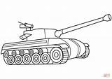 M4 Coloring Pages Tank Getcolorings sketch template