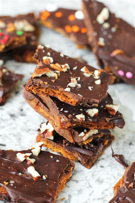 Easy Ritz Cracker Toffee The Two Bite Club