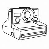Polaroid Camera Drawing Instant Getdrawings sketch template