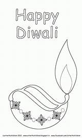 Coloring Diwali Popular sketch template