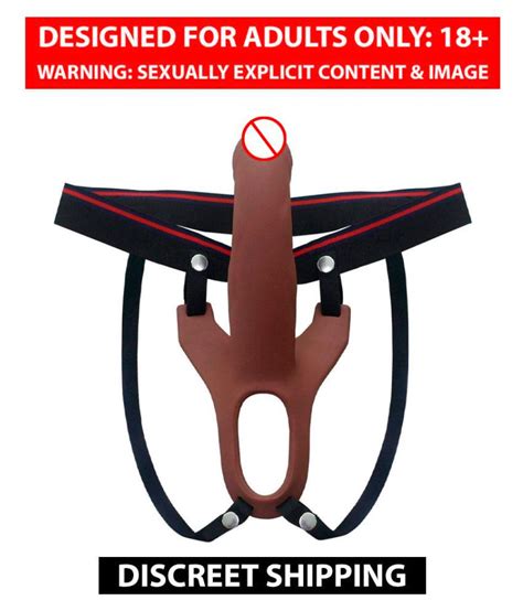 6 7 Inch Hollow Strap On Dildo With Belt In Flesh Color Sex Toy For Men
