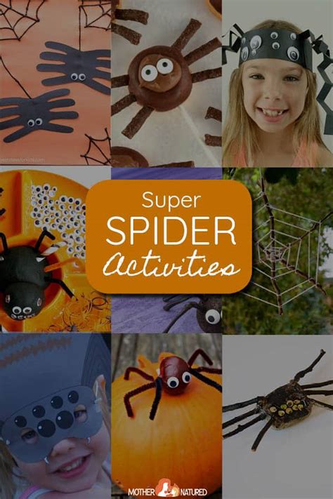 super spider activities  kids mother natured