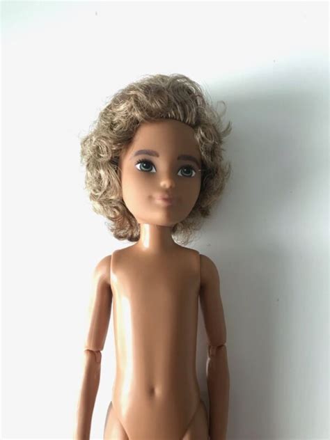 Creatable World Nude Doll For Customization Or Replacement Curly Hair